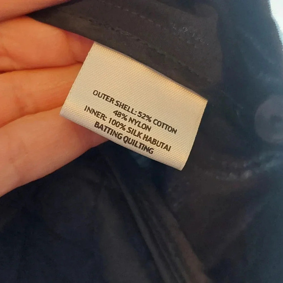 Eileen Fisher Jacket Like new Small Silk inner Minimalist Neutral Outdoors - Picture 6 of 9